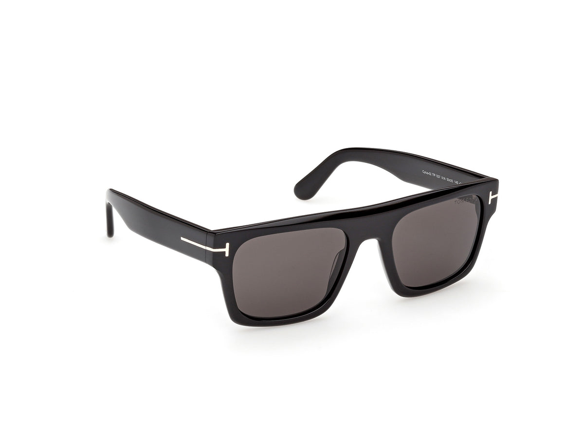 Shiny Black Male Sunglasses Tom Ford 889214636232