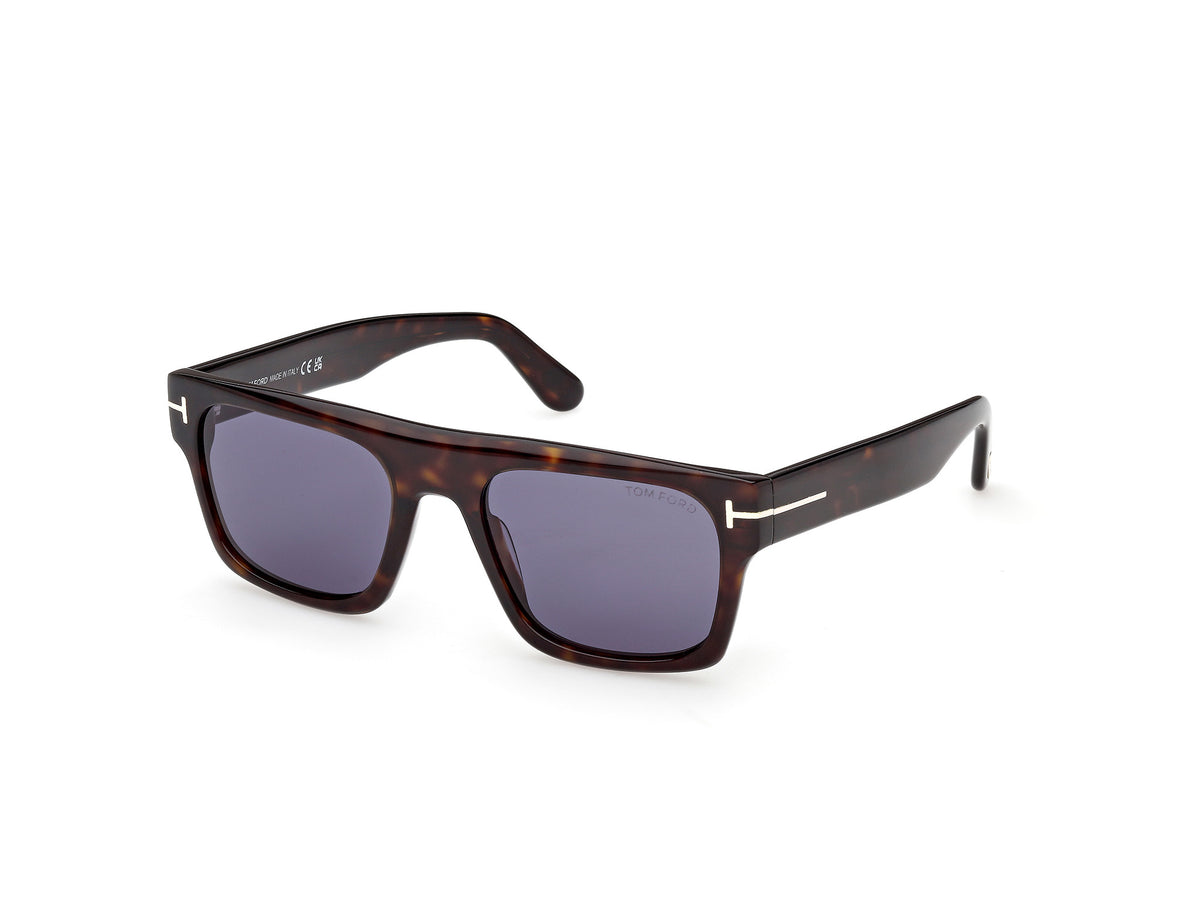 Dark Havana Male Sunglasses Tom Ford 889214636256