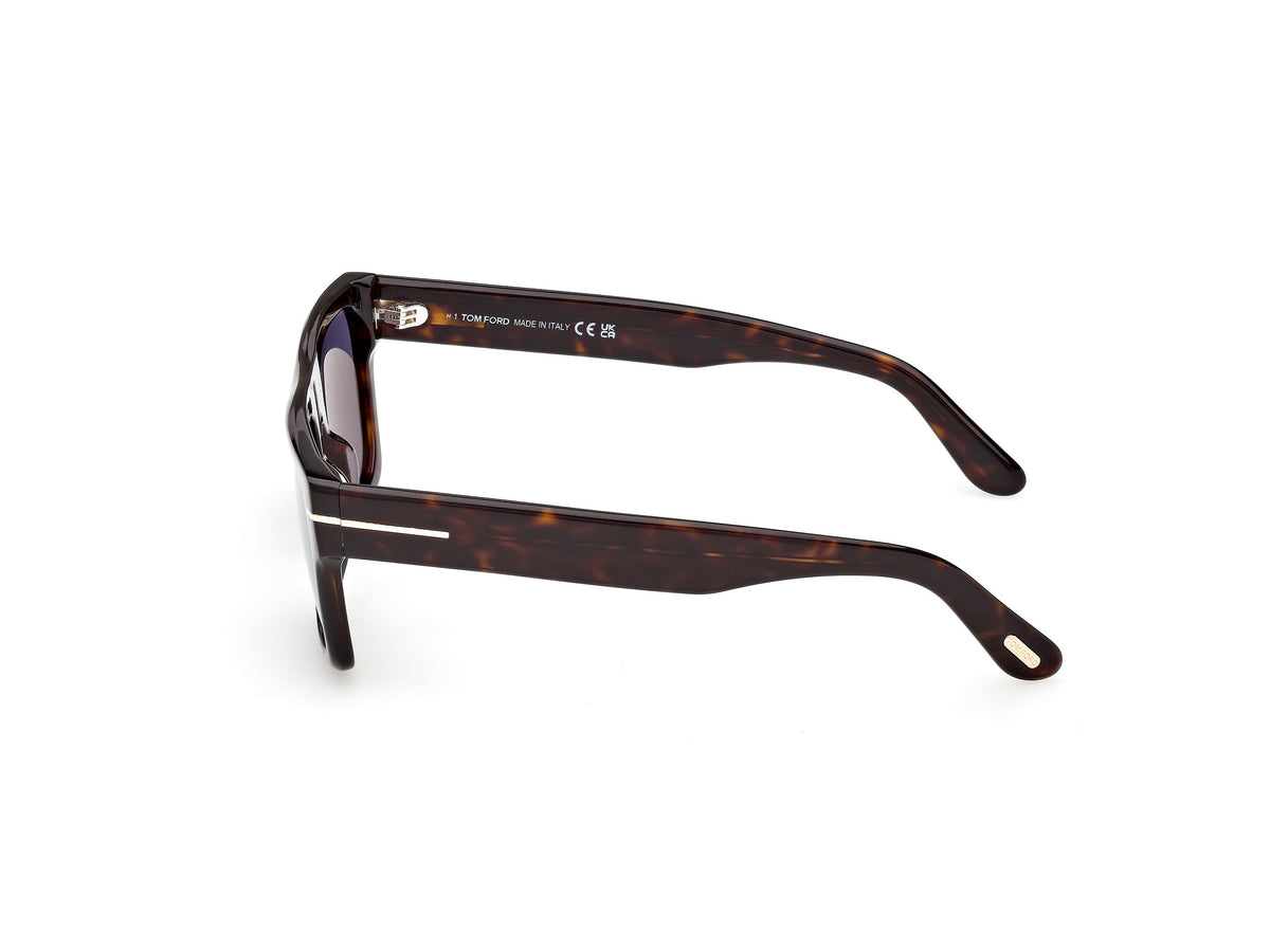 Dark Havana Male Sunglasses Tom Ford 889214636256