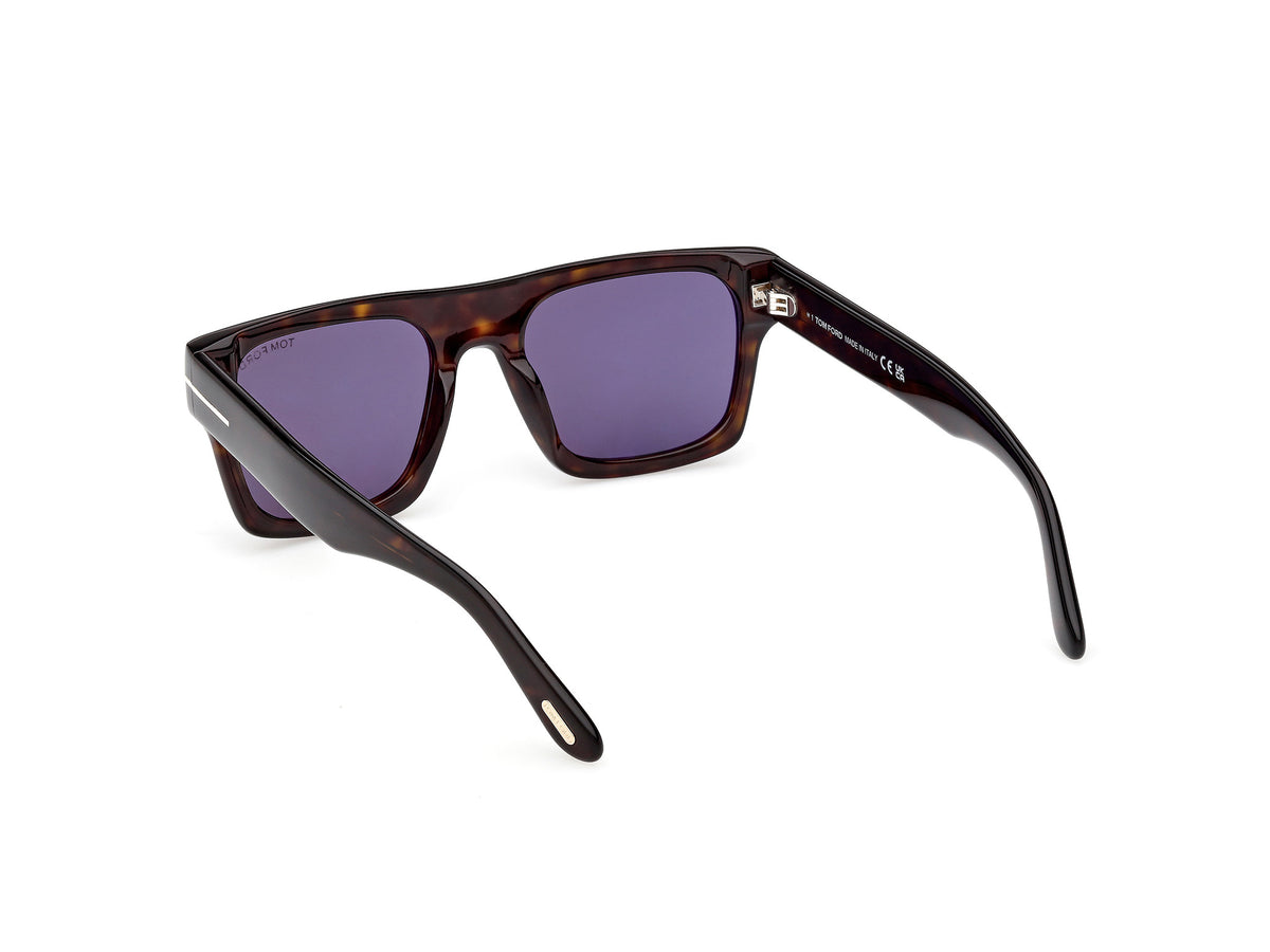 Dark Havana Male Sunglasses Tom Ford 889214636256
