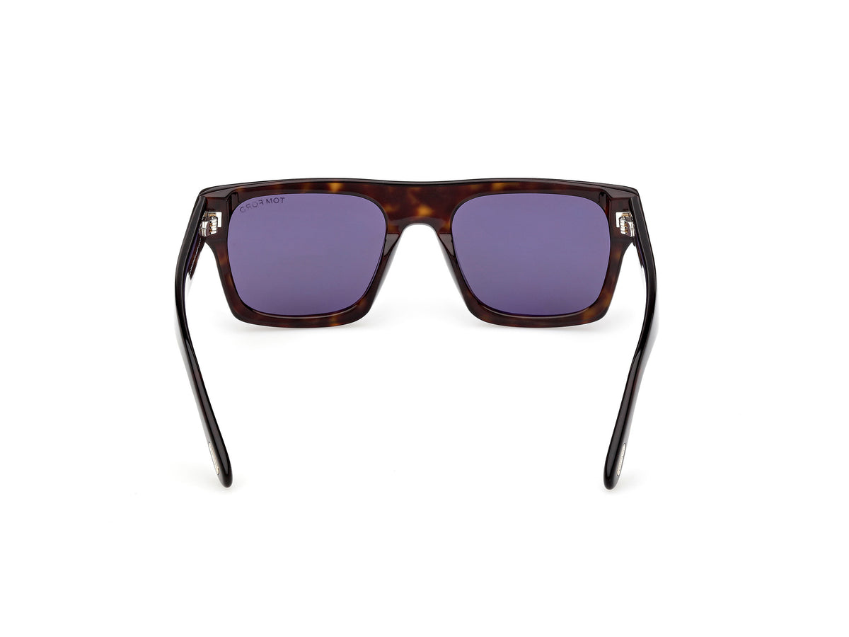 Dark Havana Male Sunglasses Tom Ford 889214636256