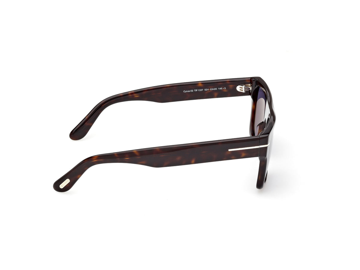 Dark Havana Male Sunglasses Tom Ford 889214636256