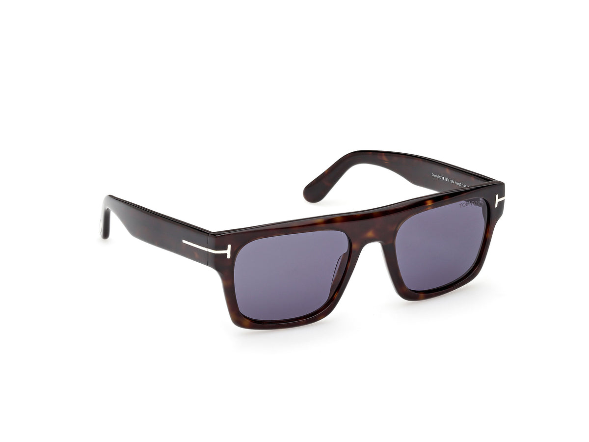 Dark Havana Male Sunglasses Tom Ford 889214636256
