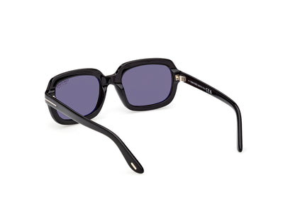 Shiny Black Female Sunglasses Tom Ford 889214636423