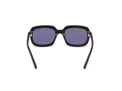 Shiny Black Female Sunglasses Tom Ford 889214636423