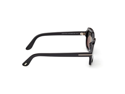 Shiny Black Female Sunglasses Tom Ford 889214636423