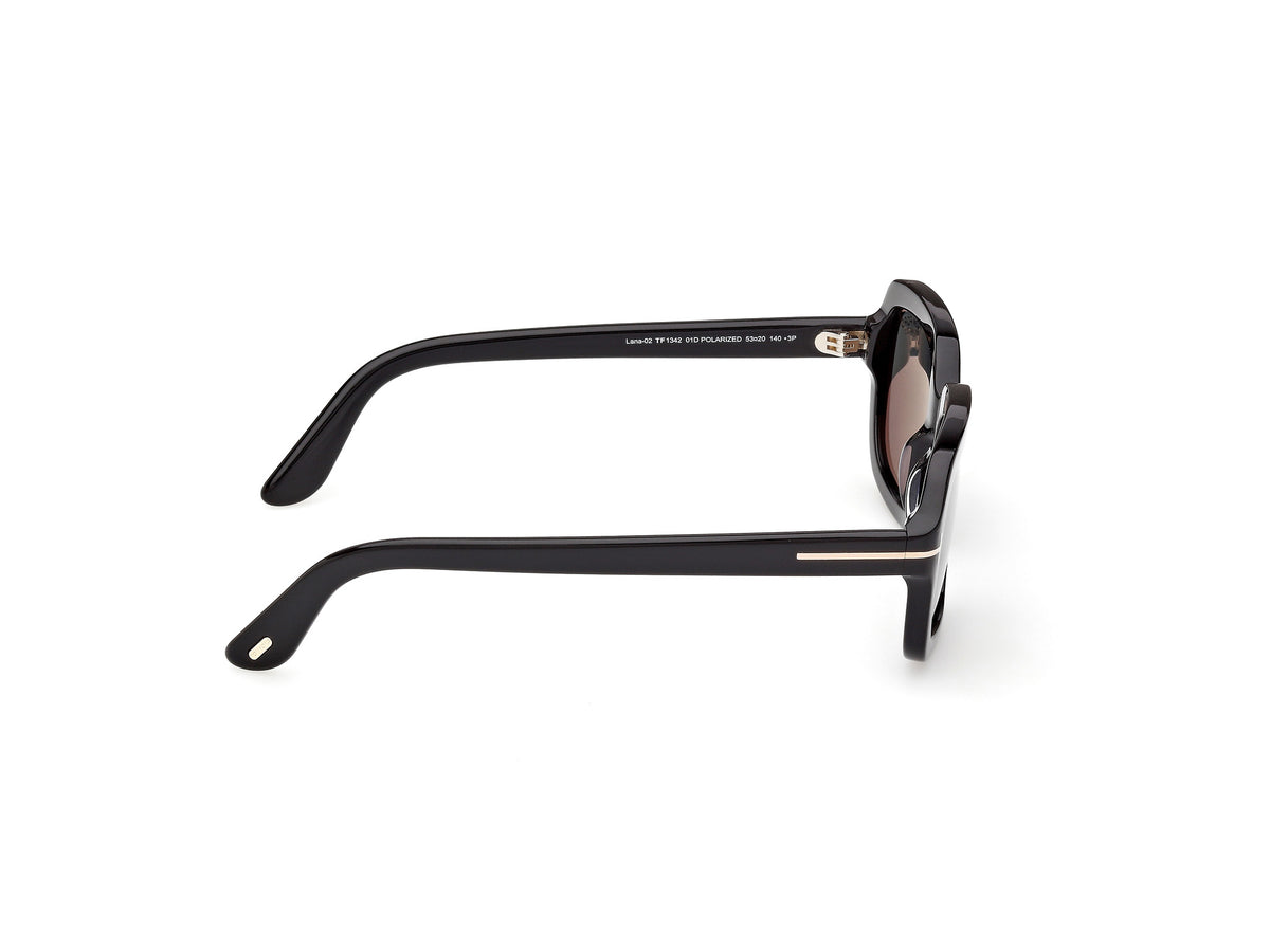 Shiny Black Female Sunglasses Tom Ford 889214636423