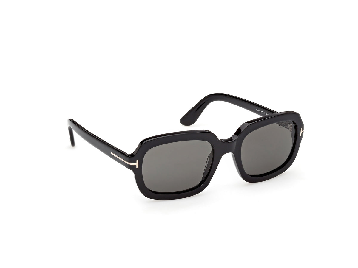 Shiny Black Female Sunglasses Tom Ford 889214636423