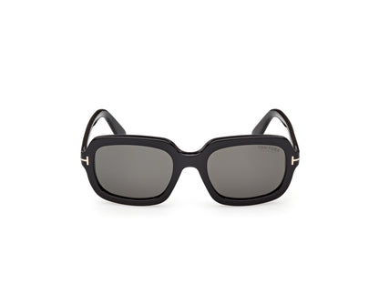 Shiny Black Female Sunglasses Tom Ford 889214636423