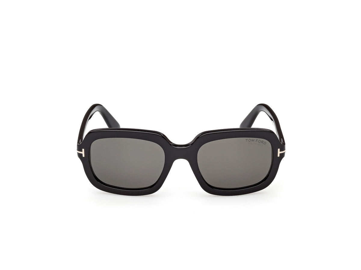 Shiny Black Female Sunglasses Tom Ford 889214636423