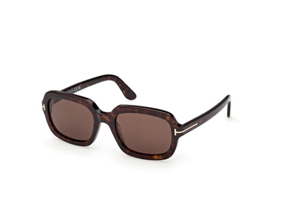 Dark Havana Female Sunglasses Tom Ford 889214636447