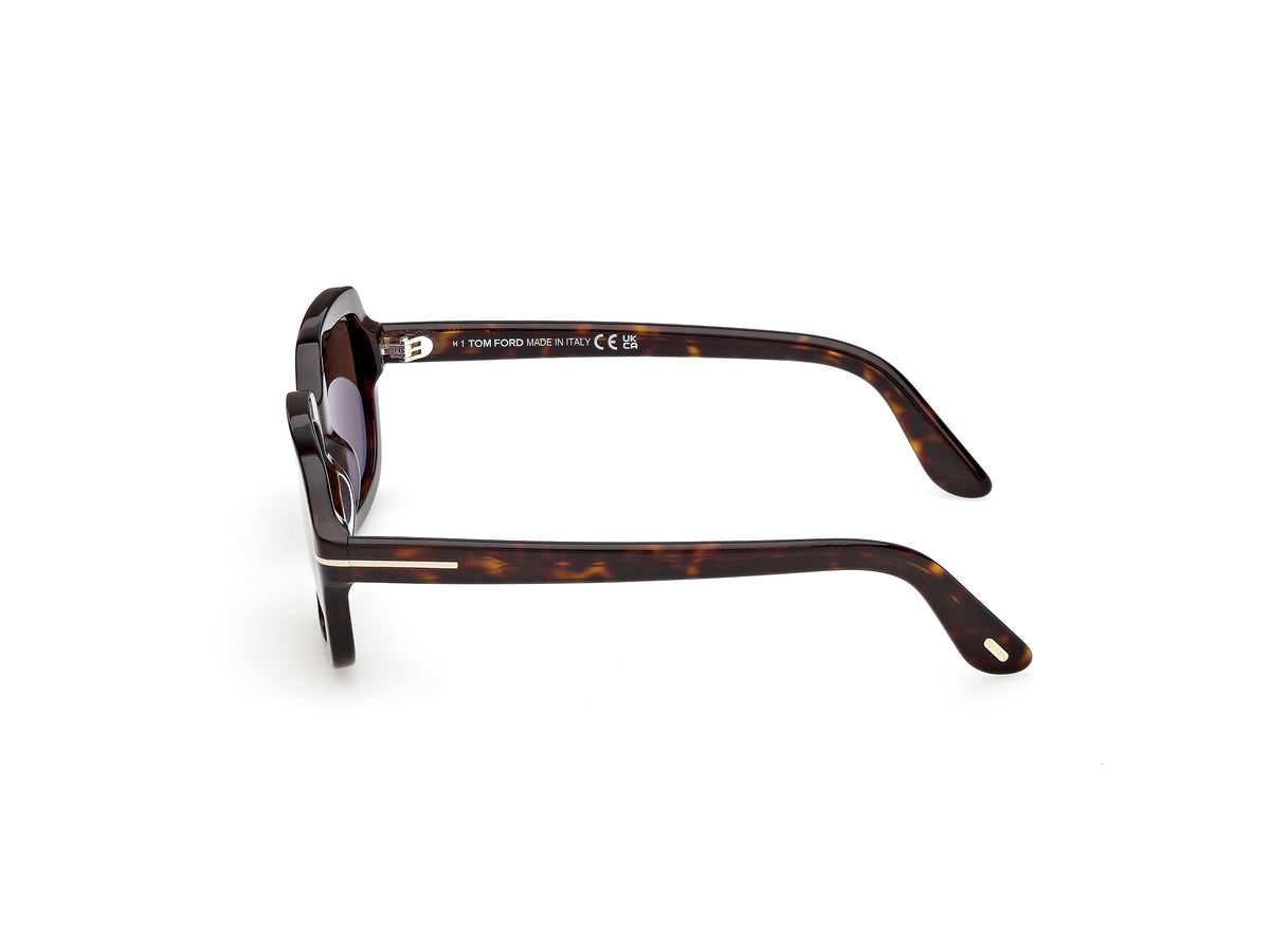 Dark Havana Female Sunglasses Tom Ford 889214636447