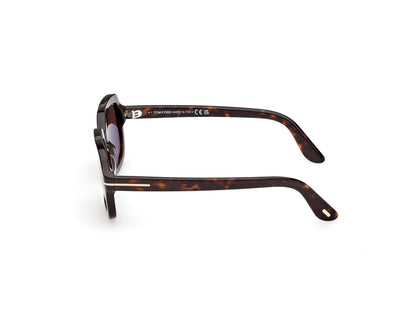Dark Havana Female Sunglasses Tom Ford 889214636447