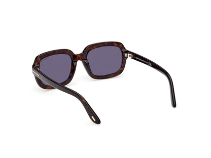 Dark Havana Female Sunglasses Tom Ford 889214636447