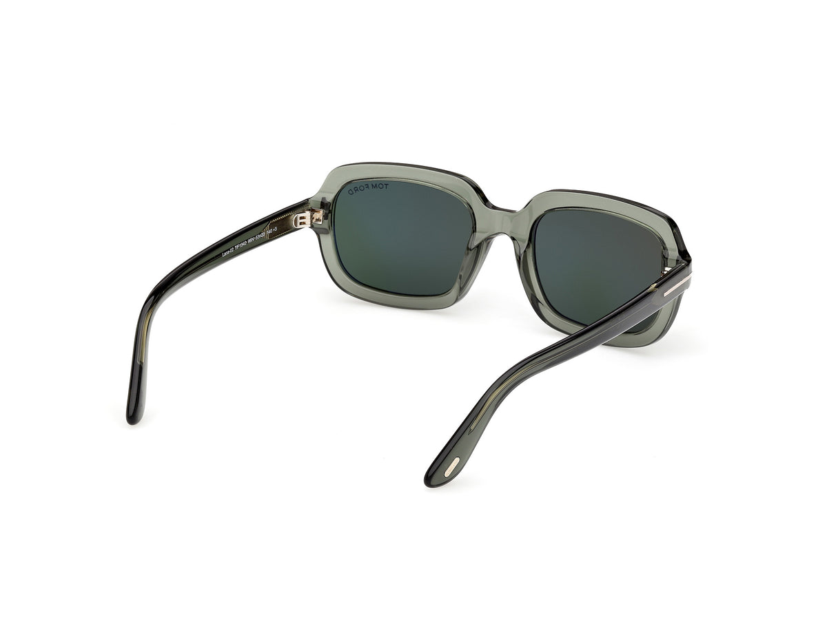 Shiny Dark Green Female Sunglasses Tom Ford 889214636454