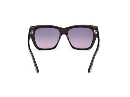Shiny Black Female Sunglasses Tom Ford 889214636461