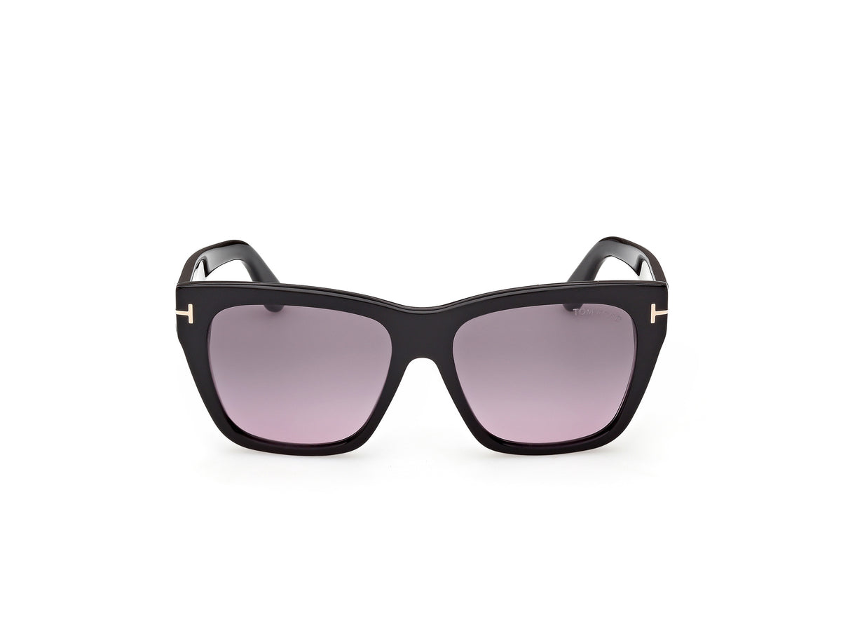 Shiny Black Female Sunglasses Tom Ford 889214636461