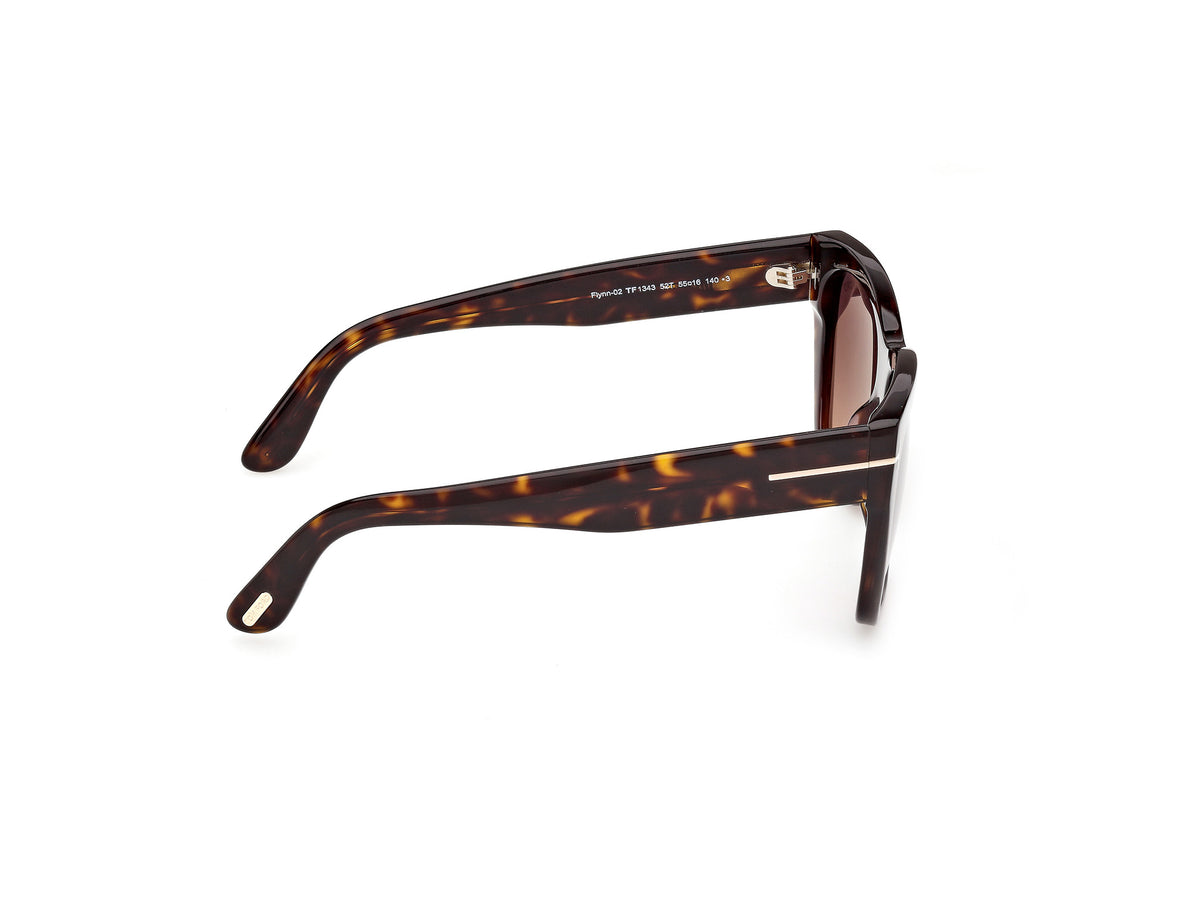 Dark Havana Female Sunglasses Tom Ford 889214636485