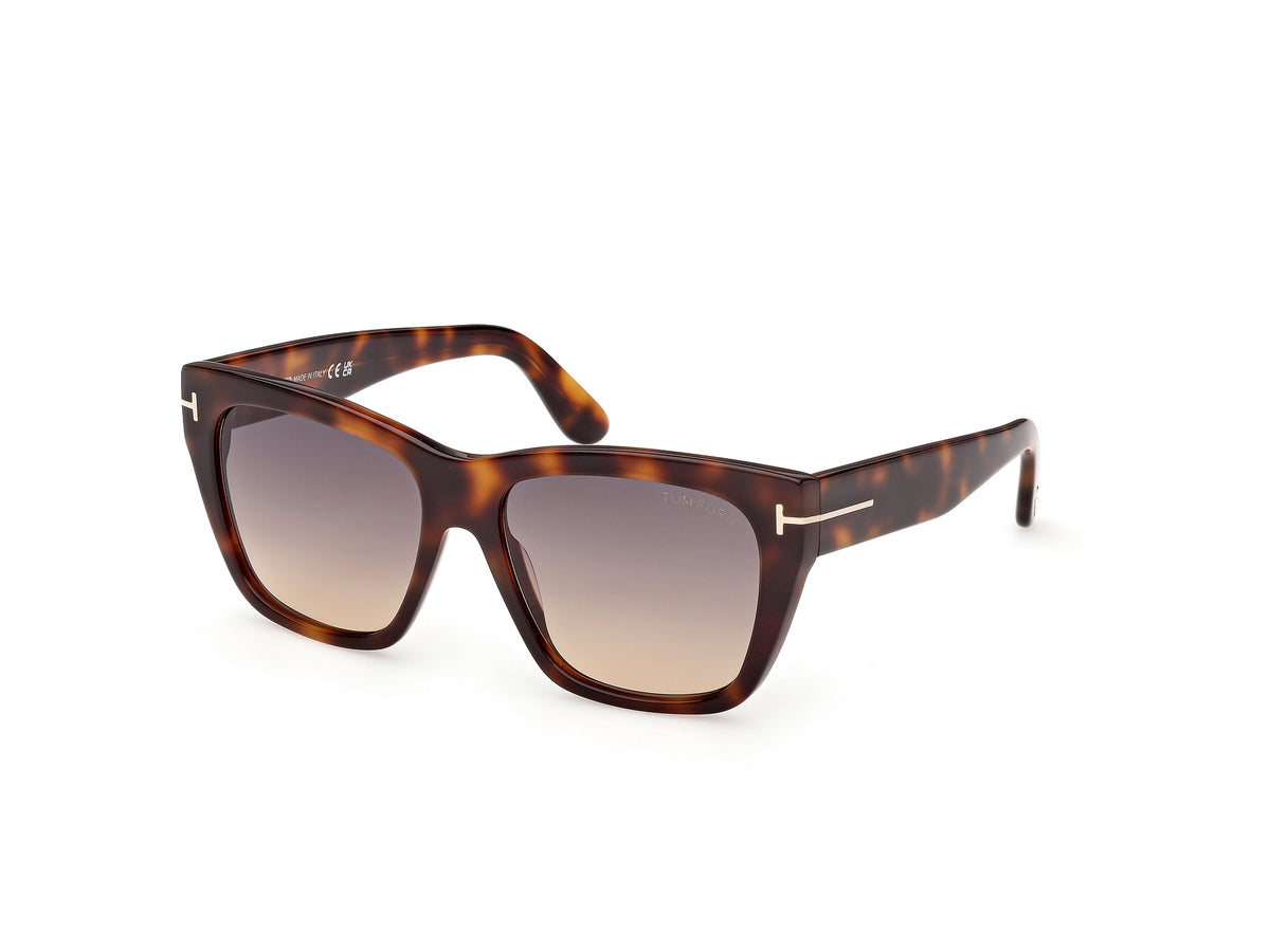 Blonde Havana Female Sunglasses Tom Ford 889214636492