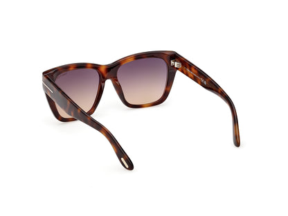 Blonde Havana Female Sunglasses Tom Ford 889214636492