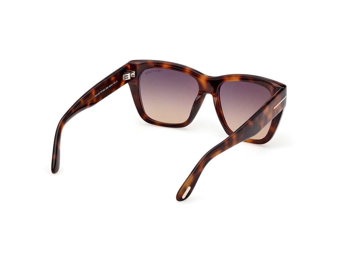 Blonde Havana Female Sunglasses Tom Ford 889214636492