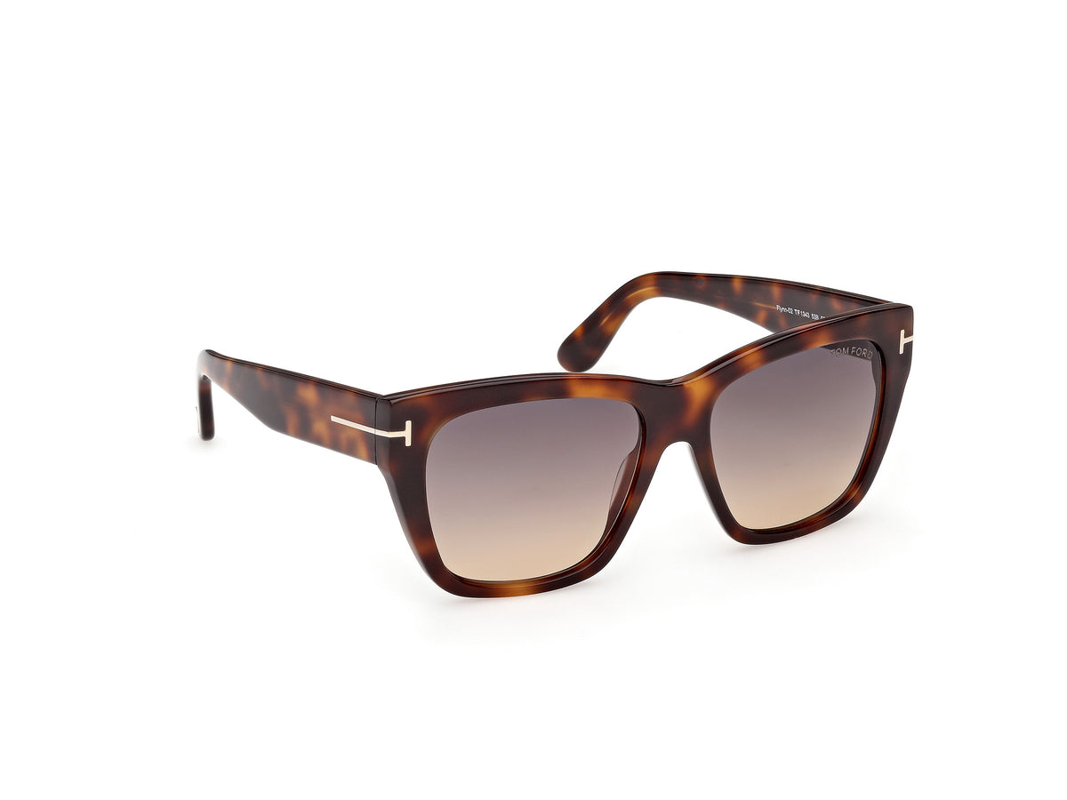 Blonde Havana Female Sunglasses Tom Ford 889214636492