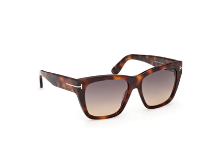 Blonde Havana Female Sunglasses Tom Ford 889214636492