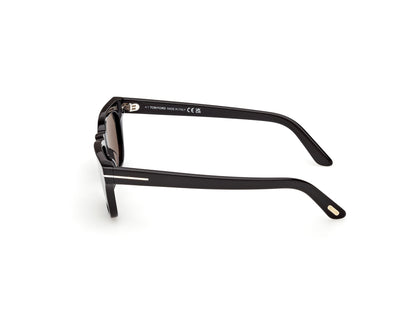 Shiny Black (01A) Unisex Sunglasses Tom Ford 889214642363