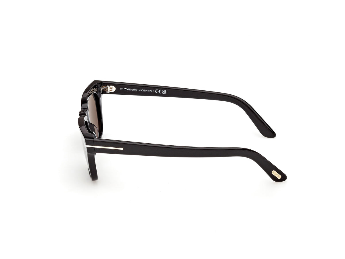 Shiny Black (01A) Unisex Sunglasses Tom Ford 889214642363