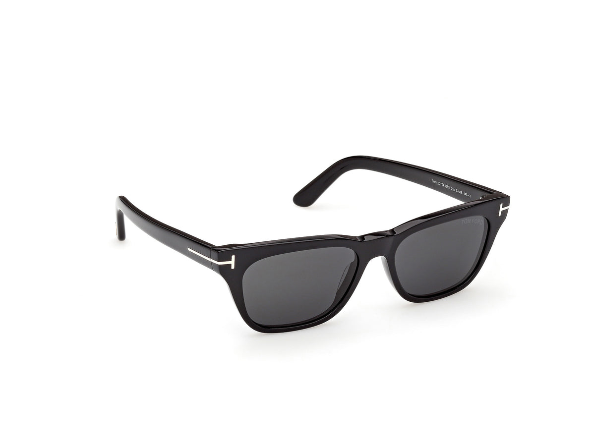 Shiny Black (01A) Unisex Sunglasses Tom Ford 889214642363