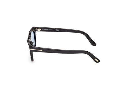 Shiny Black (01V) Unisex Sunglasses Tom Ford 889214642387