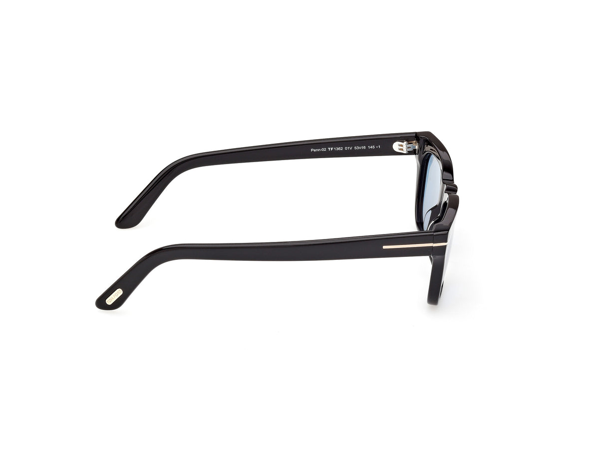 Shiny Black (01V) Unisex Sunglasses Tom Ford 889214642387