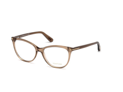 Shiny Light Brown Female Glasses Tom Ford 664689942626