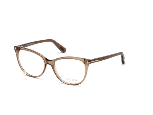 Shiny Light Brown Female Glasses Tom Ford 664689942626