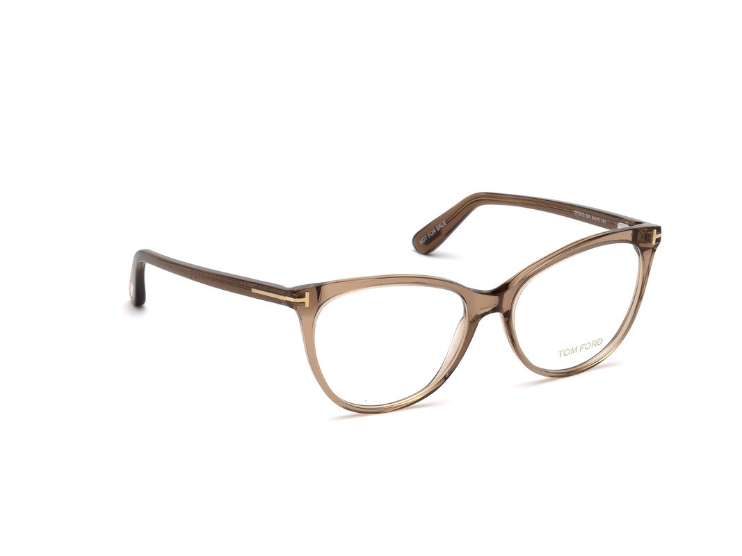 Shiny Light Brown Female Glasses Tom Ford 664689942626