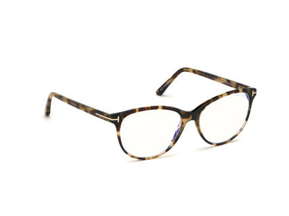 Coloured Havana Female Glasses Tom Ford 664689996162