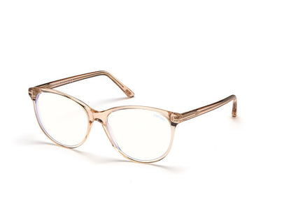 Shiny Light Pink Female Glasses Tom Ford 664689996186