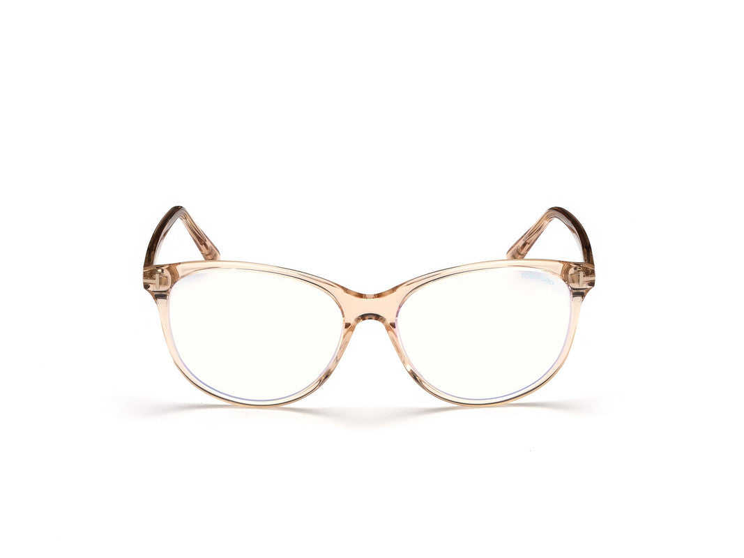 Shiny Light Pink Female Glasses Tom Ford 664689996186