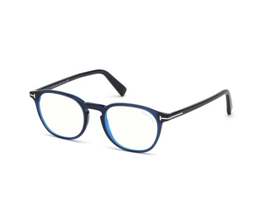 Shiny Blue Unisex Glasses Tom Ford 889214046215