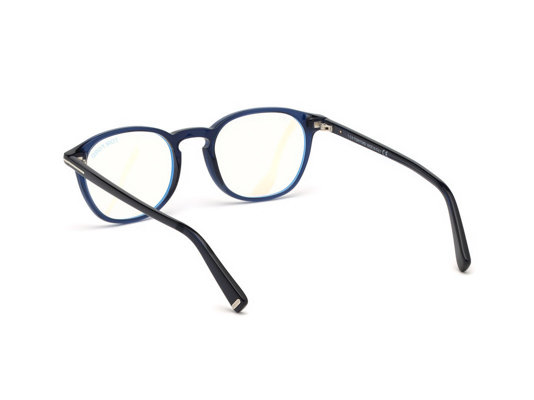 Shiny Blue Unisex Glasses Tom Ford 889214046154