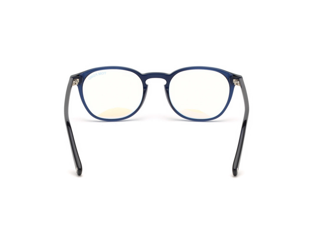 Shiny Blue Unisex Glasses Tom Ford 889214046154