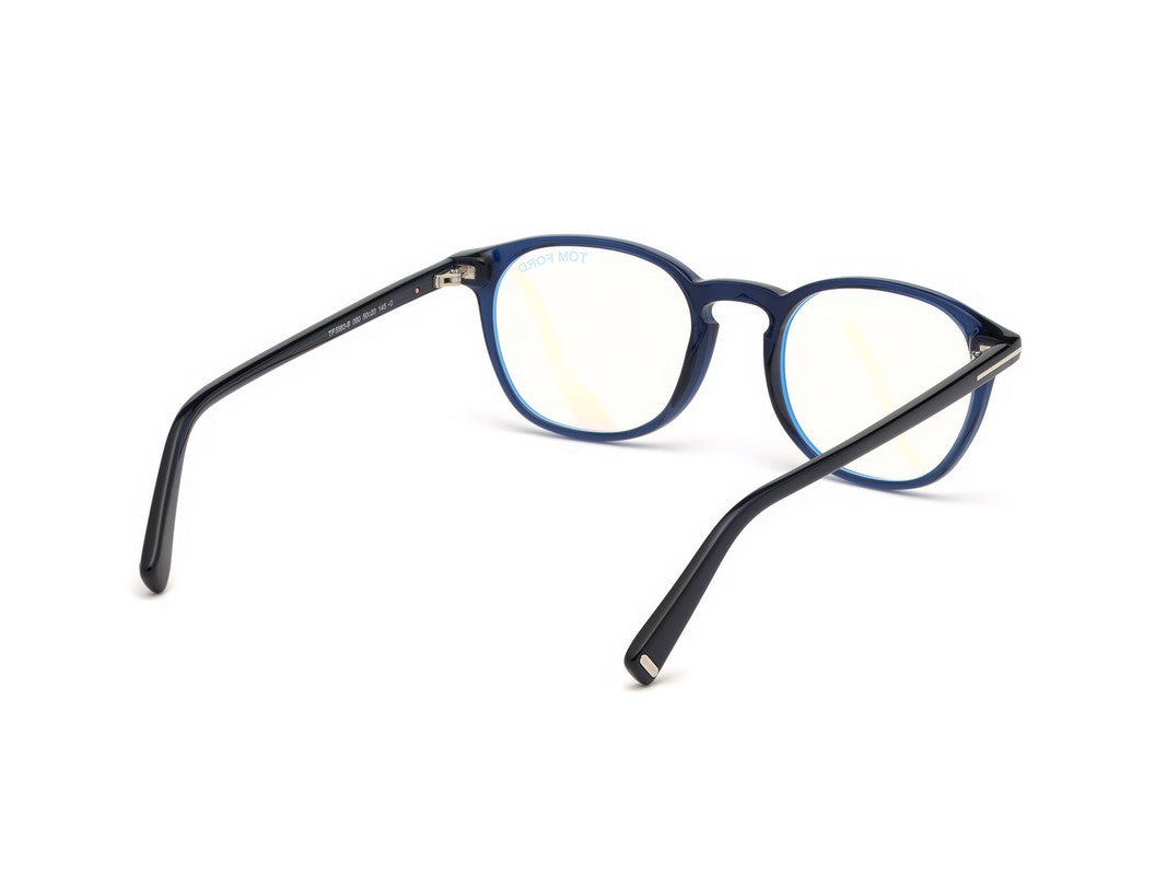 Shiny Blue Unisex Glasses Tom Ford 889214046154