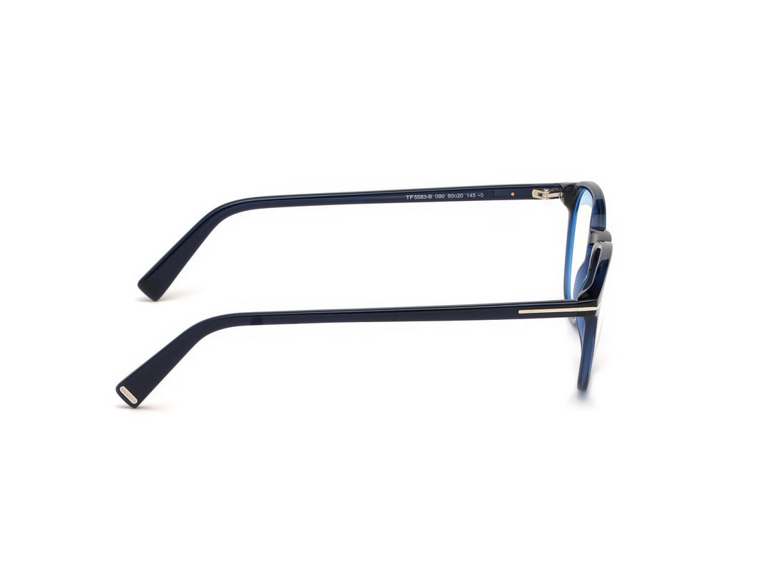 Shiny Blue Unisex Glasses Tom Ford 889214046154