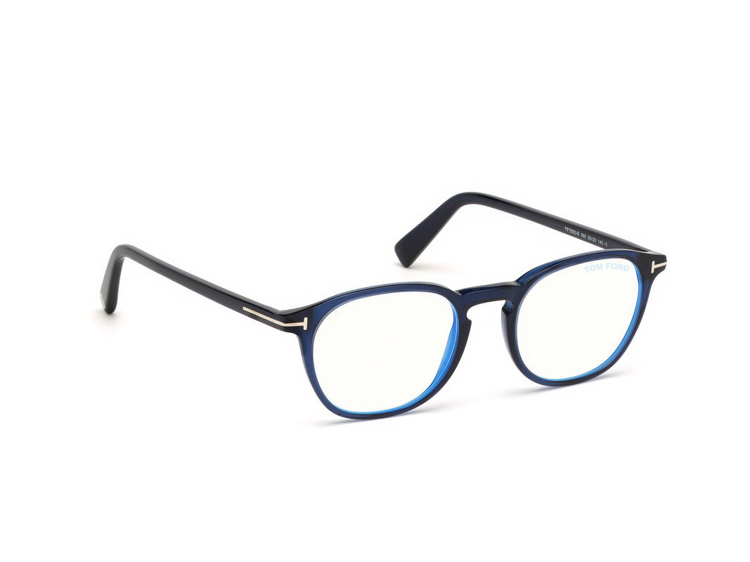 Shiny Blue Unisex Glasses Tom Ford 889214046154