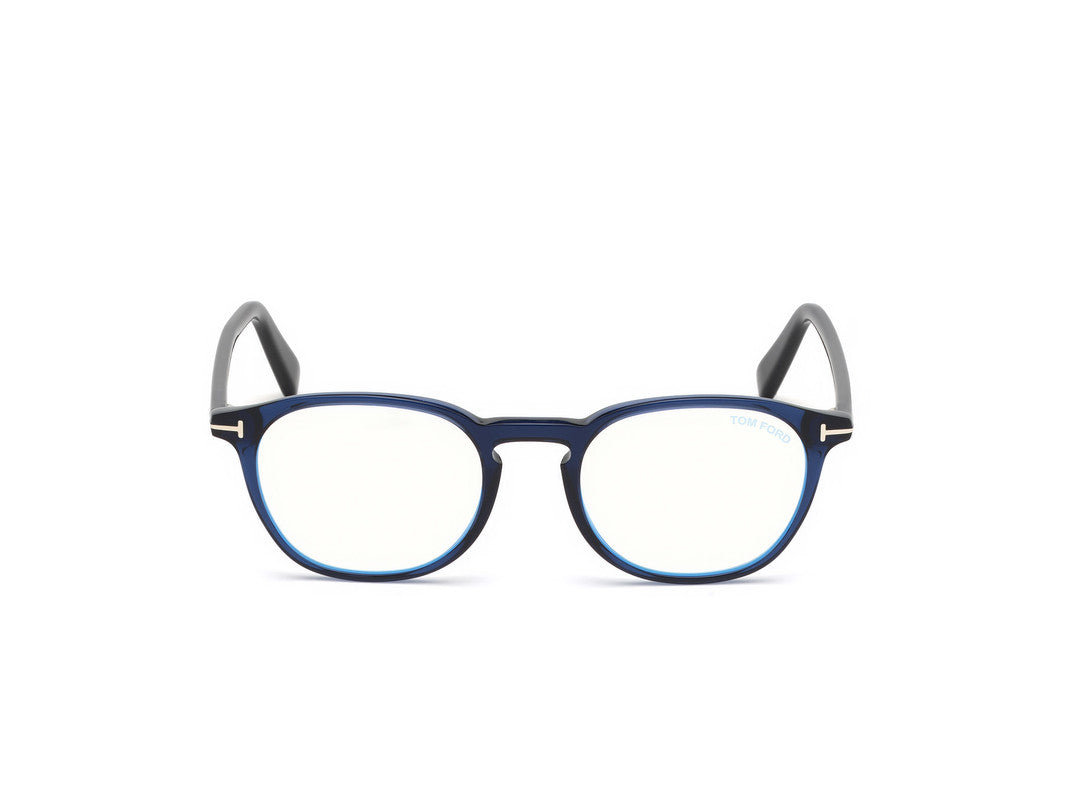 Shiny Blue Unisex Glasses Tom Ford 889214046154