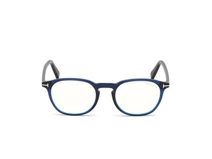 Shiny Blue Unisex Glasses Tom Ford 889214046154