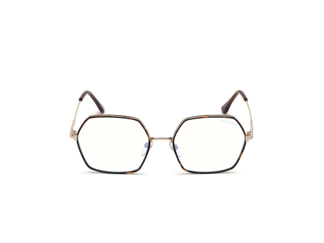 Dark Havana Female Glasses Tom Ford 889214073709