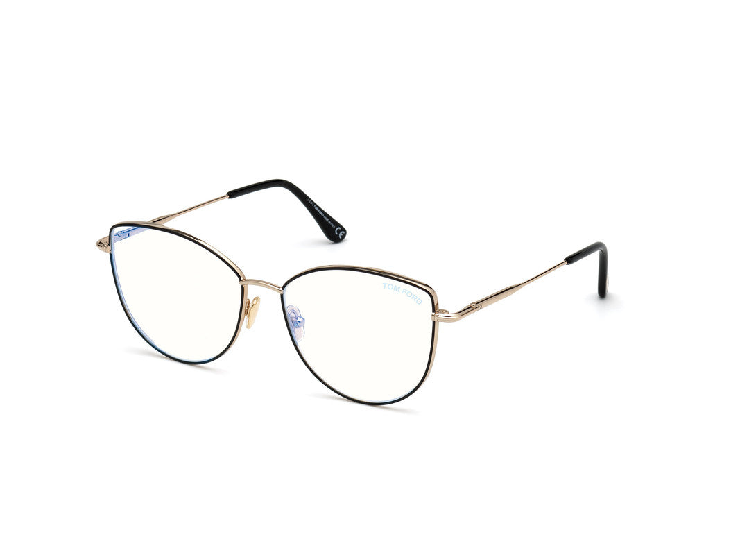 Black/Monocolor Female Glasses Tom Ford 889214138088