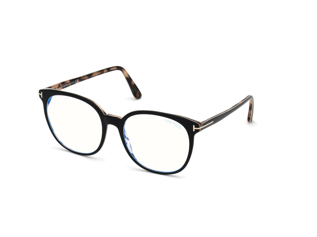 Black/Horn Female Glasses Tom Ford 889214137463