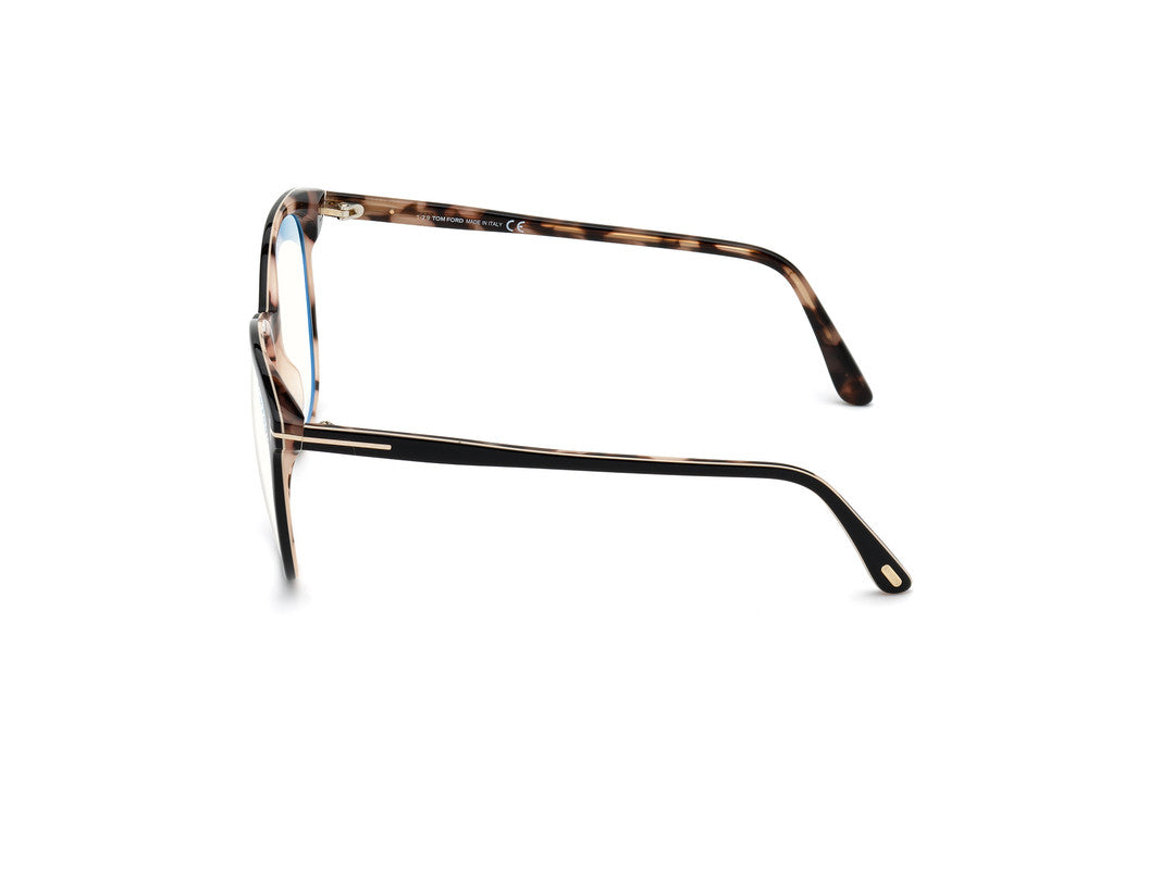 Black/Horn Female Glasses Tom Ford 889214137463